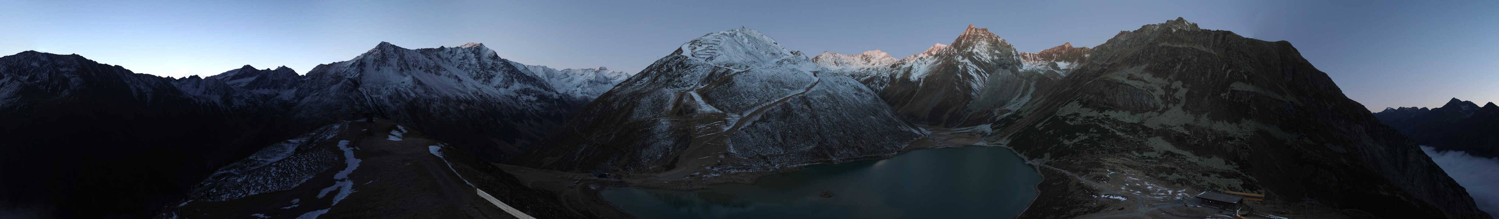 Archived image Webcam Pitztal - Rifflsee