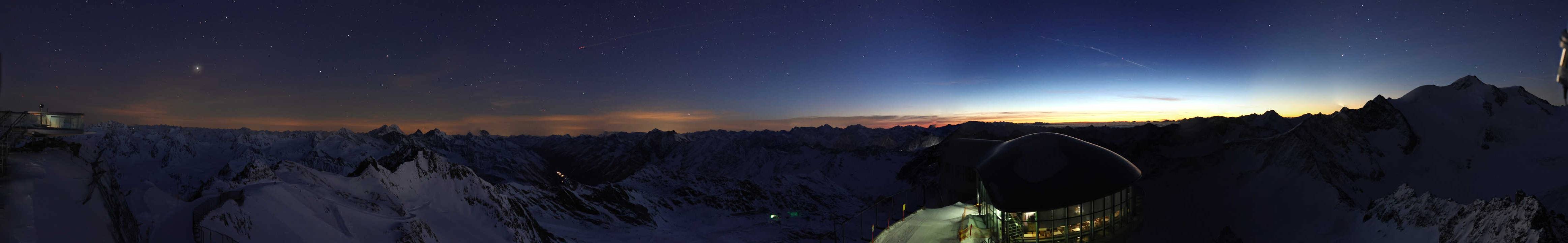 Archiv Foto Webcam Café am Pitztaler Gletscher