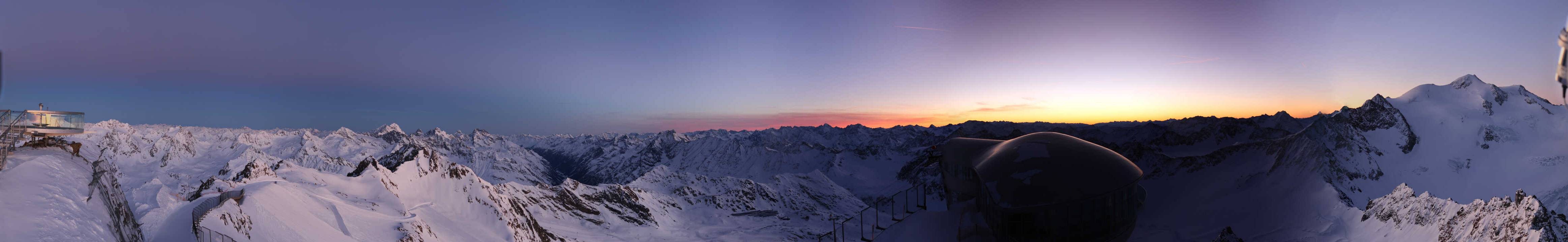 Archived image Webcam Tirol's highest Coffee House