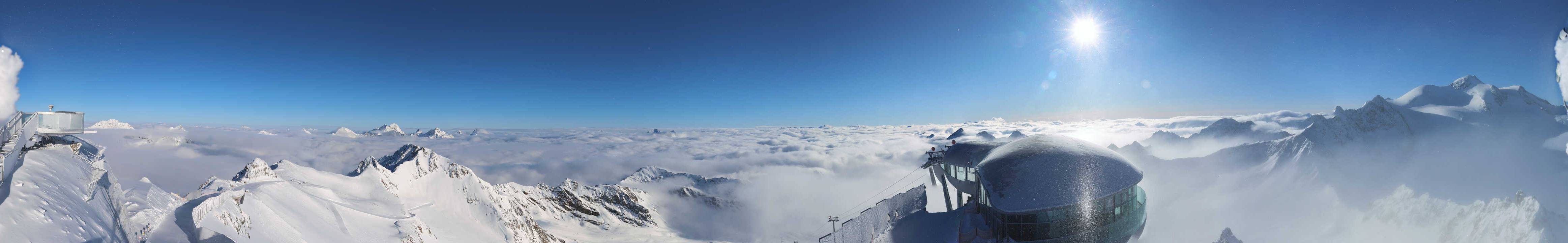 Archived image Webcam Tirol's highest Coffee House