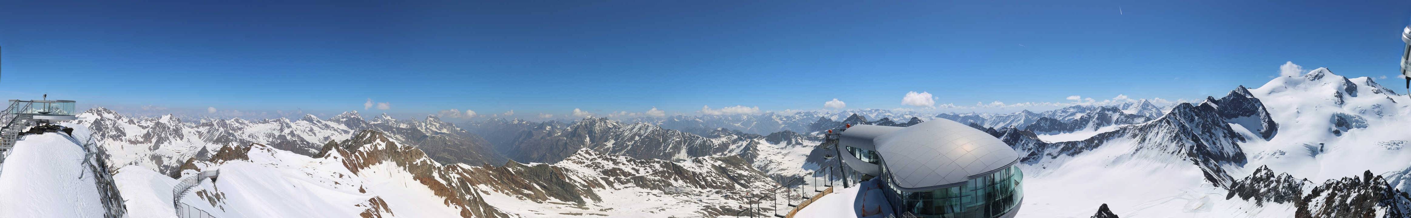 Archiv Foto Webcam Café am Pitztaler Gletscher