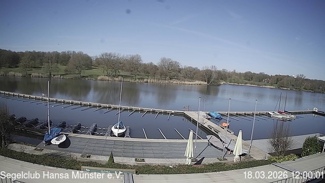 Archiv Foto Webcam Münster: Segelclub am Aasee