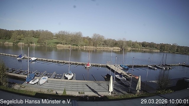 Archiv Foto Webcam Münster: Segelclub am Aasee