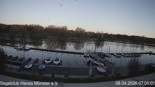Archiv Foto Webcam Münster: Segelclub am Aasee