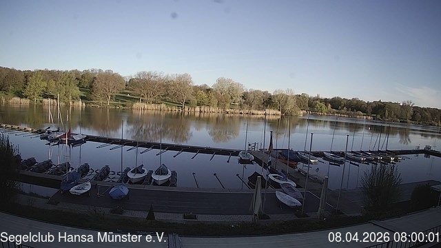 Archiv Foto Webcam Münster: Segelclub am Aasee