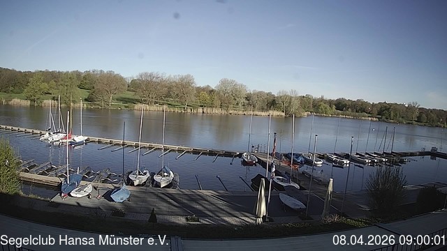 Archiv Foto Webcam Münster: Segelclub am Aasee