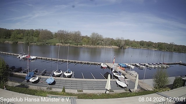 Archiv Foto Webcam Münster: Segelclub am Aasee