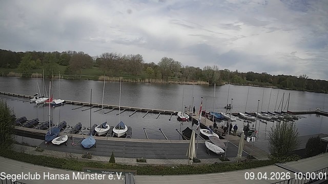 Archiv Foto Webcam Münster: Segelclub am Aasee