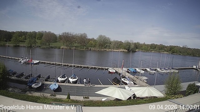 Archiv Foto Webcam Münster: Segelclub am Aasee