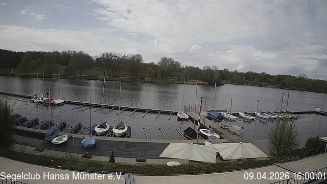 Archiv Foto Webcam Münster: Segelclub am Aasee