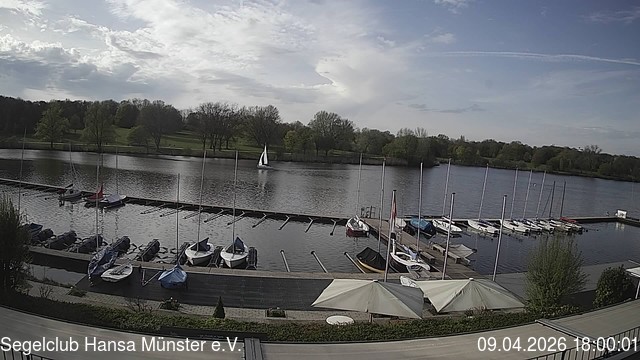 Archiv Foto Webcam Münster: Segelclub am Aasee