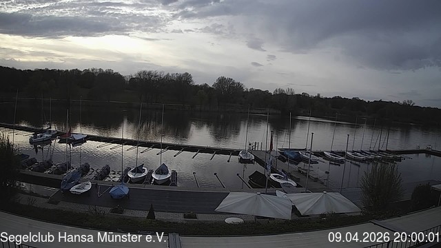 Archiv Foto Webcam Münster: Segelclub am Aasee