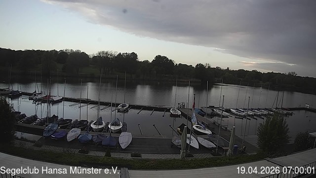 Archived image Webcam Münster: Sailing Club