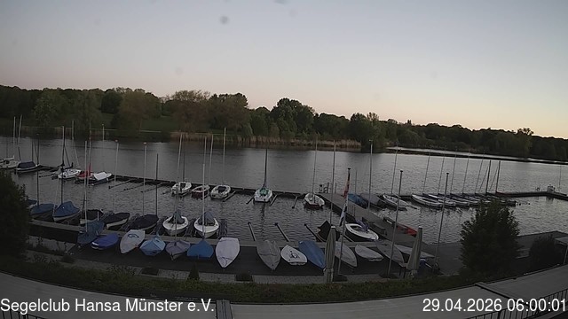 Archiv Foto Webcam Münster: Segelclub am Aasee