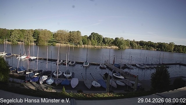 Archiv Foto Webcam Münster: Segelclub am Aasee