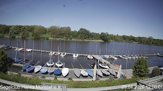 Archiv Foto Webcam Münster: Segelclub am Aasee