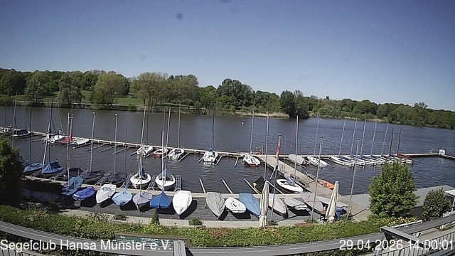 Archiv Foto Webcam Münster: Segelclub am Aasee