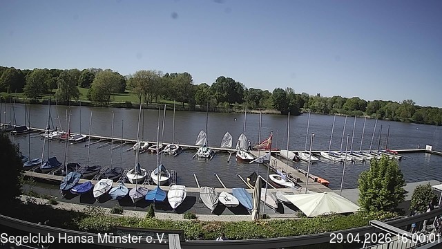 Archiv Foto Webcam Münster: Segelclub am Aasee