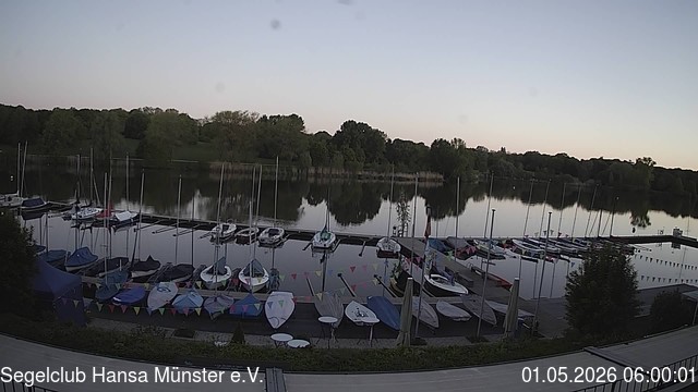 Archiv Foto Webcam Münster: Segelclub am Aasee