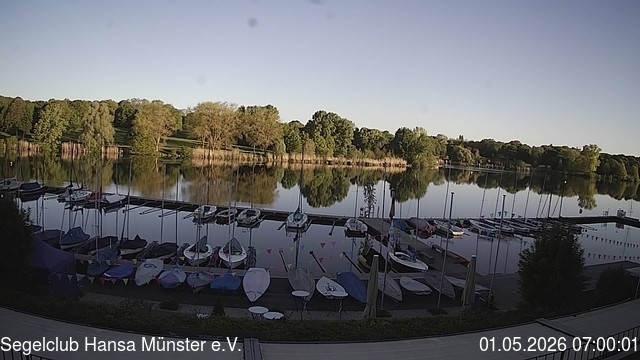 Archiv Foto Webcam Münster: Segelclub am Aasee