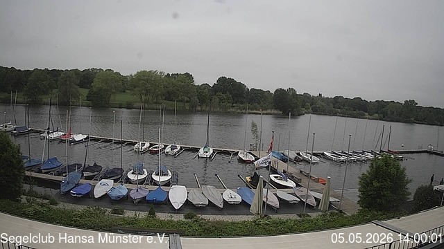 Archiv Foto Webcam Münster: Segelclub am Aasee