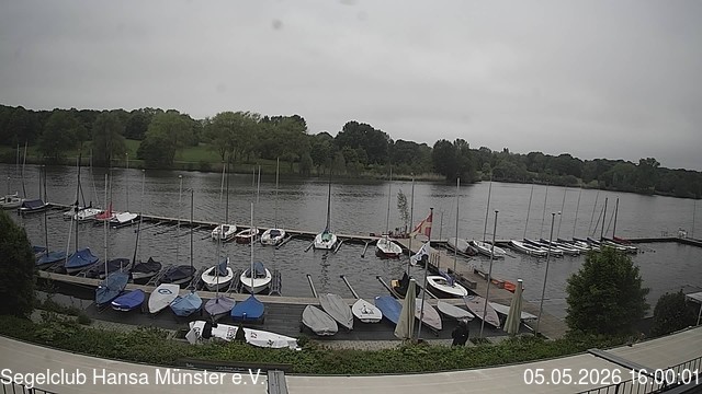 Archiv Foto Webcam Münster: Segelclub am Aasee