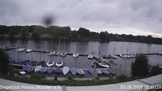 Archiv Foto Webcam Münster: Segelclub am Aasee