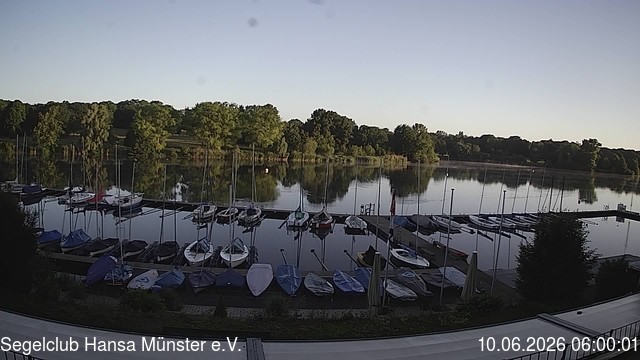 Archiv Foto Webcam Münster: Segelclub am Aasee