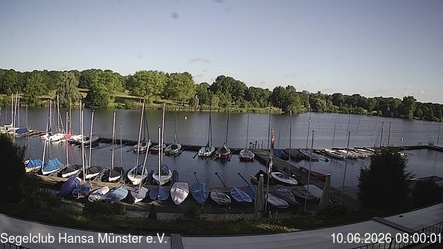Archiv Foto Webcam Münster: Segelclub am Aasee
