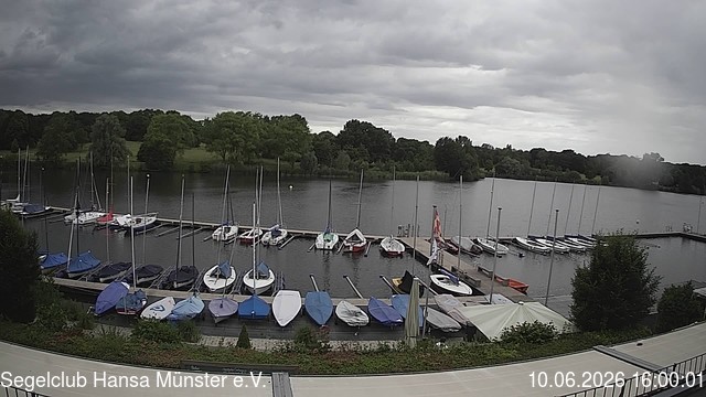 Archiv Foto Webcam Münster: Segelclub am Aasee