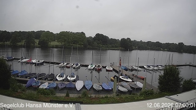 Archiv Foto Webcam Münster: Segelclub am Aasee