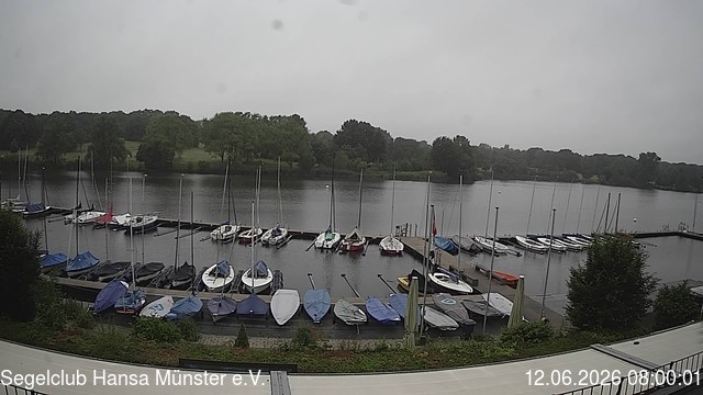 Archiv Foto Webcam Münster: Segelclub am Aasee