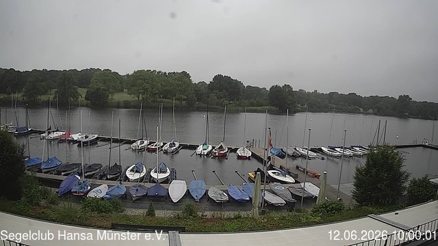 Archiv Foto Webcam Münster: Segelclub am Aasee