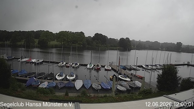 Archiv Foto Webcam Münster: Segelclub am Aasee