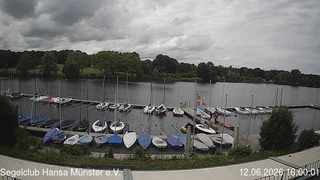 Archiv Foto Webcam Münster: Segelclub am Aasee