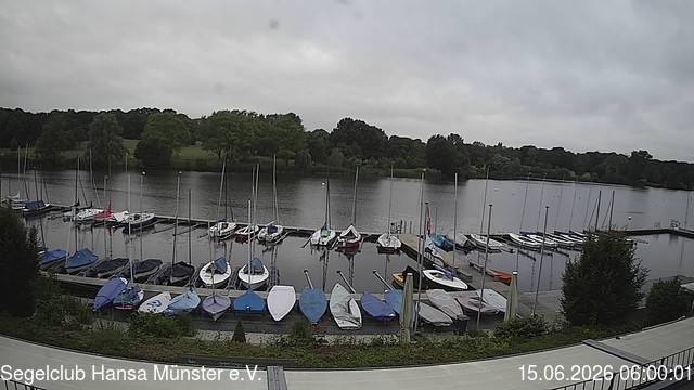 Archiv Foto Webcam Münster: Segelclub am Aasee
