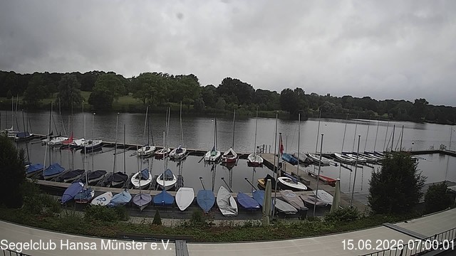 Archiv Foto Webcam Münster: Segelclub am Aasee