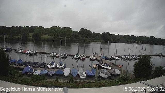 Archiv Foto Webcam Münster: Segelclub am Aasee