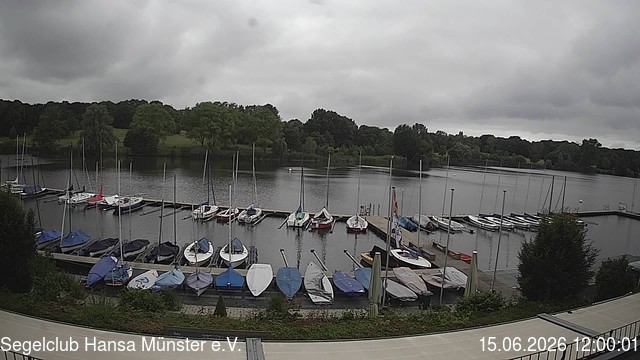 Archiv Foto Webcam Münster: Segelclub am Aasee