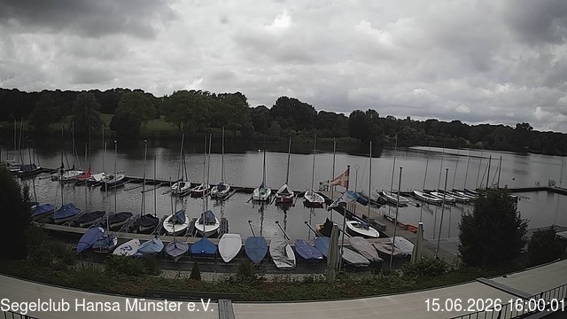 Archiv Foto Webcam Münster: Segelclub am Aasee