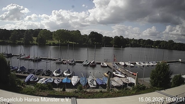 Archiv Foto Webcam Münster: Segelclub am Aasee