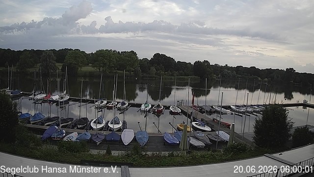 Archiv Foto Webcam Münster: Segelclub am Aasee