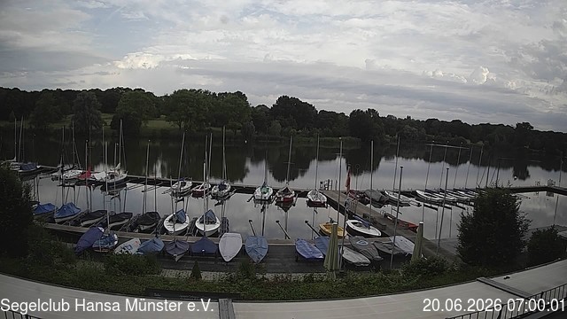 Archiv Foto Webcam Münster: Segelclub am Aasee