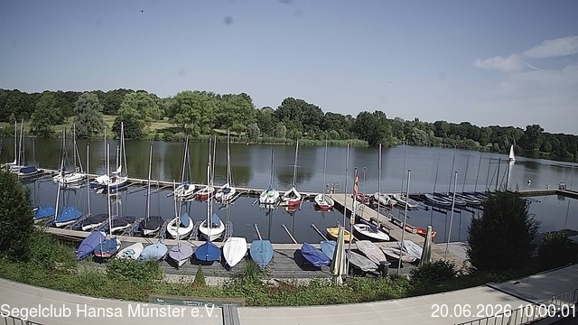 Archiv Foto Webcam Münster: Segelclub am Aasee