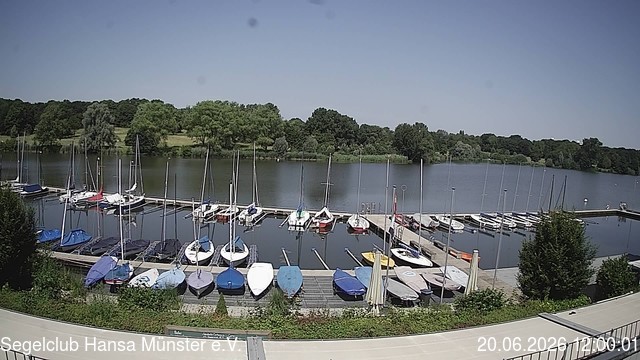 Archiv Foto Webcam Münster: Segelclub am Aasee
