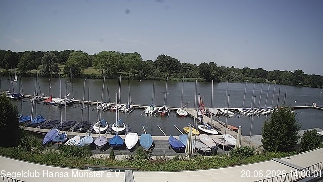 Archiv Foto Webcam Münster: Segelclub am Aasee