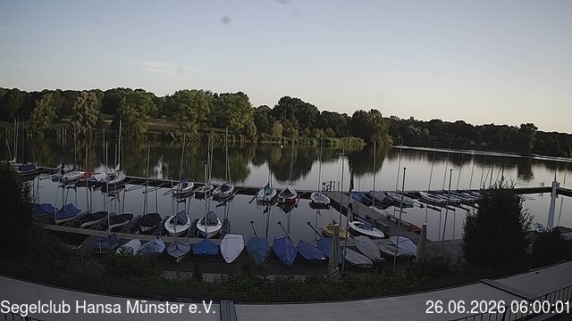 Archiv Foto Webcam Münster: Segelclub am Aasee