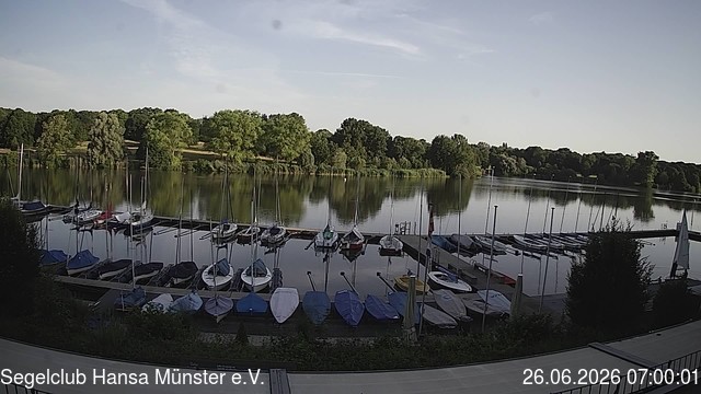 Archiv Foto Webcam Münster: Segelclub am Aasee