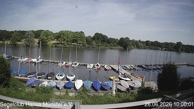 Archiv Foto Webcam Münster: Segelclub am Aasee