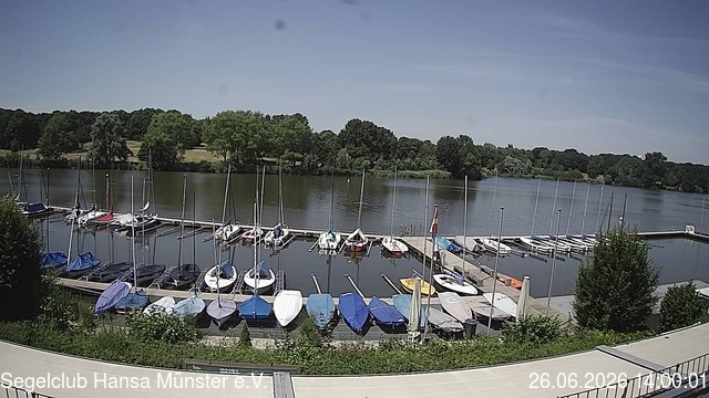 Archiv Foto Webcam Münster: Segelclub am Aasee